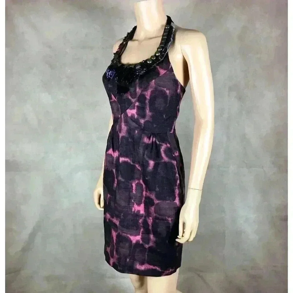 J.CREW Linen Blend Sheath Dress Size 0